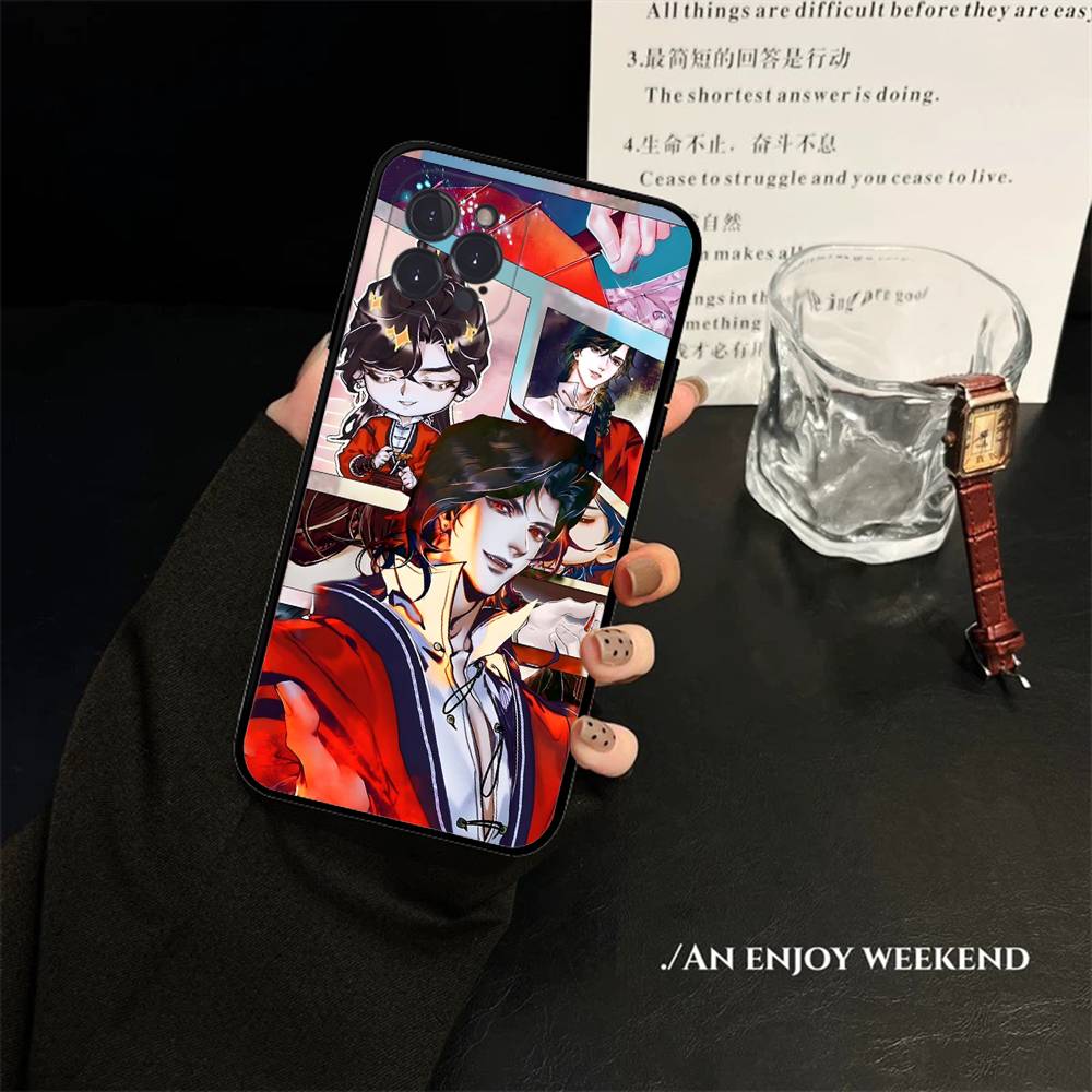 

Tian Guan Ci Fu H-Heaven Official Blessing Phone Case For IPhone 17 16 14 15 13 12 11 Pro Max Plus Silicone Soft Cover iPhone 17 Pro