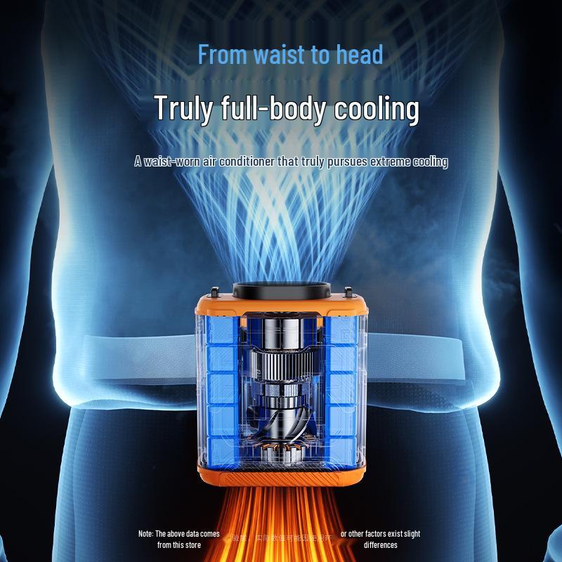 Summer Sports Cooling Fan: Wearable Relief for Mountaineering, Cycling, and Outdoor Work