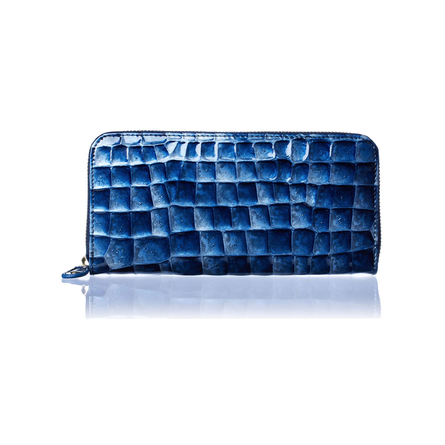 

FRANCK ROSSINI Align Long Wallet in Multicolored Enamel Made in Italy by LIFE and easy to it features vertical card slots and a large coin A perfect