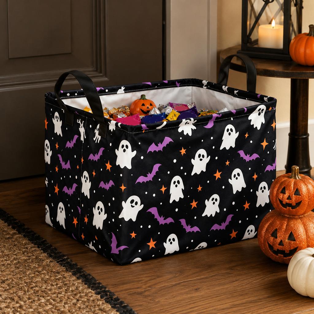 Halloween Foldable Storage Basket for Home