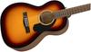 Fender Acoustic Guitar Walnut Sunburst Soft Case Included CP-60S Parlor, Fingerboard,