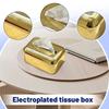 Tissue Box Living Room Desktop Napkin Box Creative Storage Coffee Table High-end Paper Box Ornaments