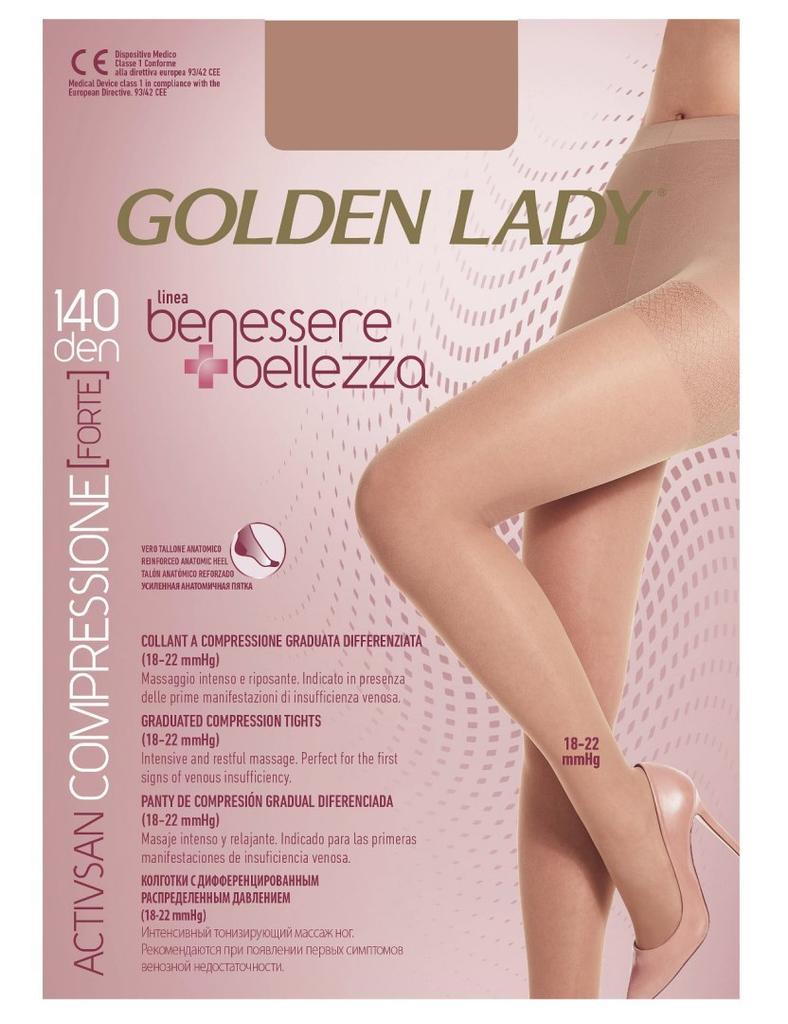 Golden Lady Strumpfhosen Benessere & Bellezza 140 den Golden Lady