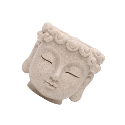 Durability Light Weight Resins Buddhas Statue Flower Pot Ideal For Home Office Balcony Plant Decorations