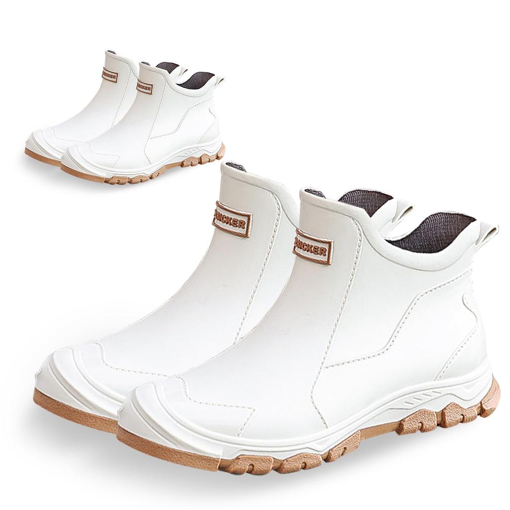 Koramaku Rain Shoes for Men and 2025 Short Rain Fully Easy to Suitable for Rain and Rainy Typhoon Farm Unisex Size Women, "Summer Arrival" Boots,