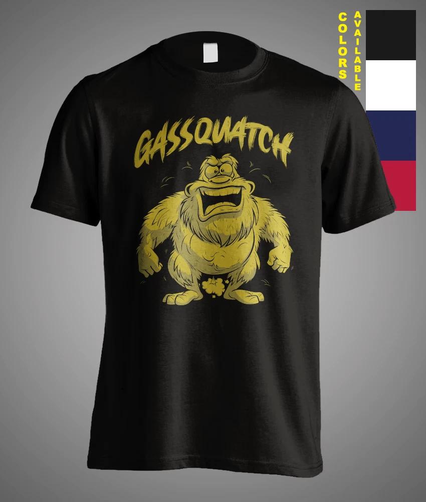 Gassquatch Fart Sasquatch Bigfoot Sarcastic Meme Joke Funny Gift Graphic T-Shirt XXL
