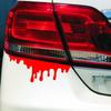 Halloween Red Blood Car Headlight Sticker PET Dripping Blood Vinyl Decal  Window Trunk Bumper