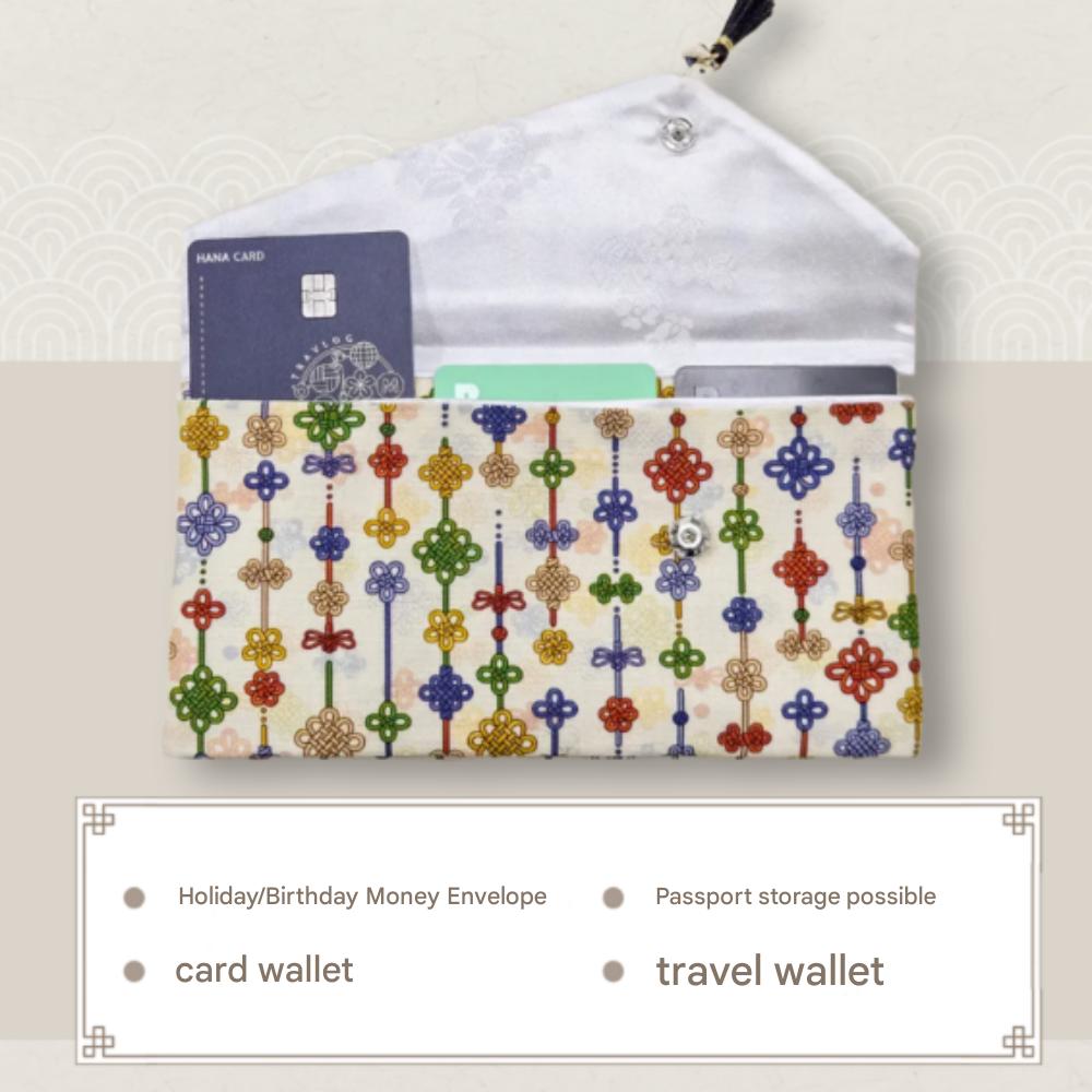 Siot Moment Handmade Korean Traditional Pattern Premium Cash Envelope and Card Wallet