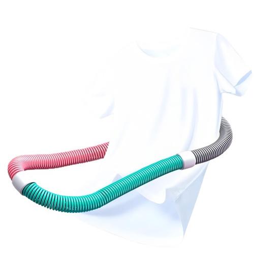 Weighted Soft Spring Hoop Waist-Friendly Foldable Fitness Hoop Portable Home Gym Adults Body Waist Slimming Exercise Equipment