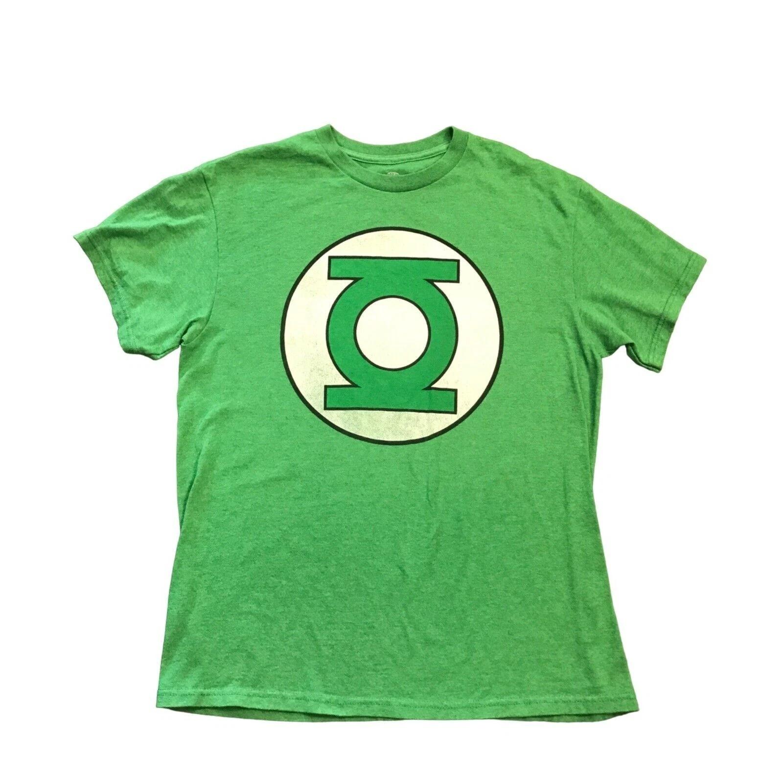 Official Green Lantern Logo T-Shirt - Men s Adult Small Superhero Tee S