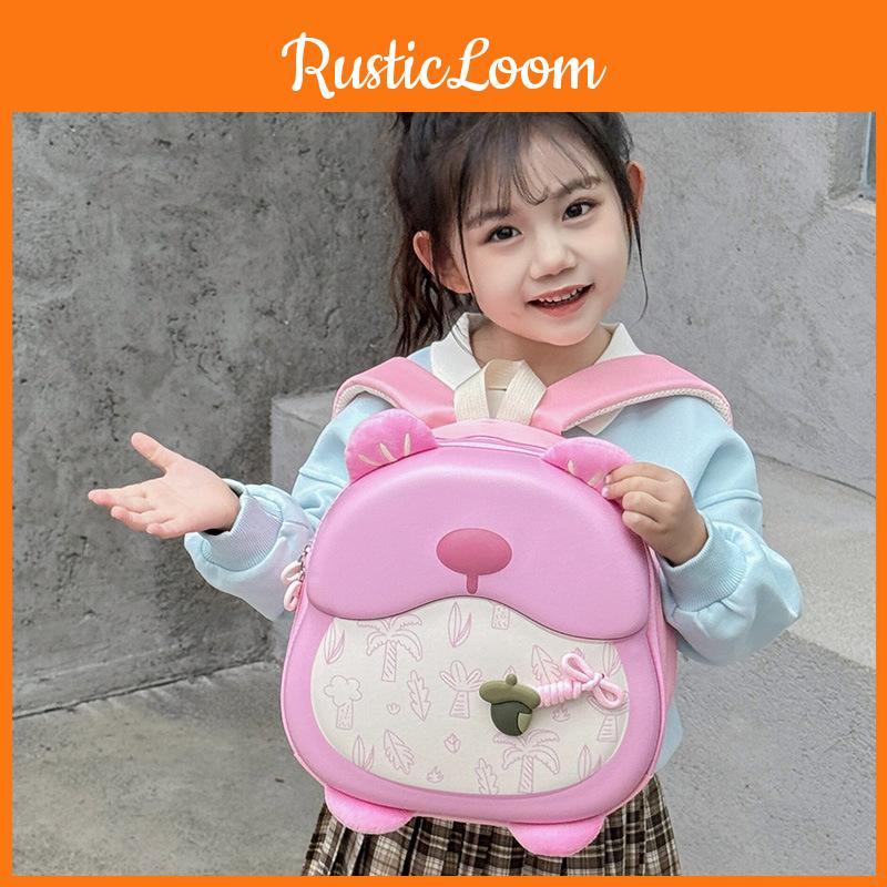 Adorable Kids Backpack With Sound Feature Cute Bear Design For Boys And Girls In Vibrant Colors