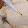 Craft For Embroidery Cross Stitching Poking Tools Thick Brass Needle Embroidery Needle Carpet Hook