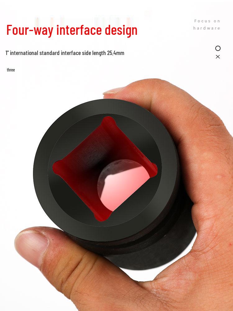 Industrial Grade Heavy Duty 1-Inch Pneumatic Hex Socket for Truck Tires