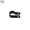 100PCS R-Type Nylon Cable Clamp Pipe Mounting Fix Wiring Hose Fasteners Durable Insulation Electrical Fittings High Quality