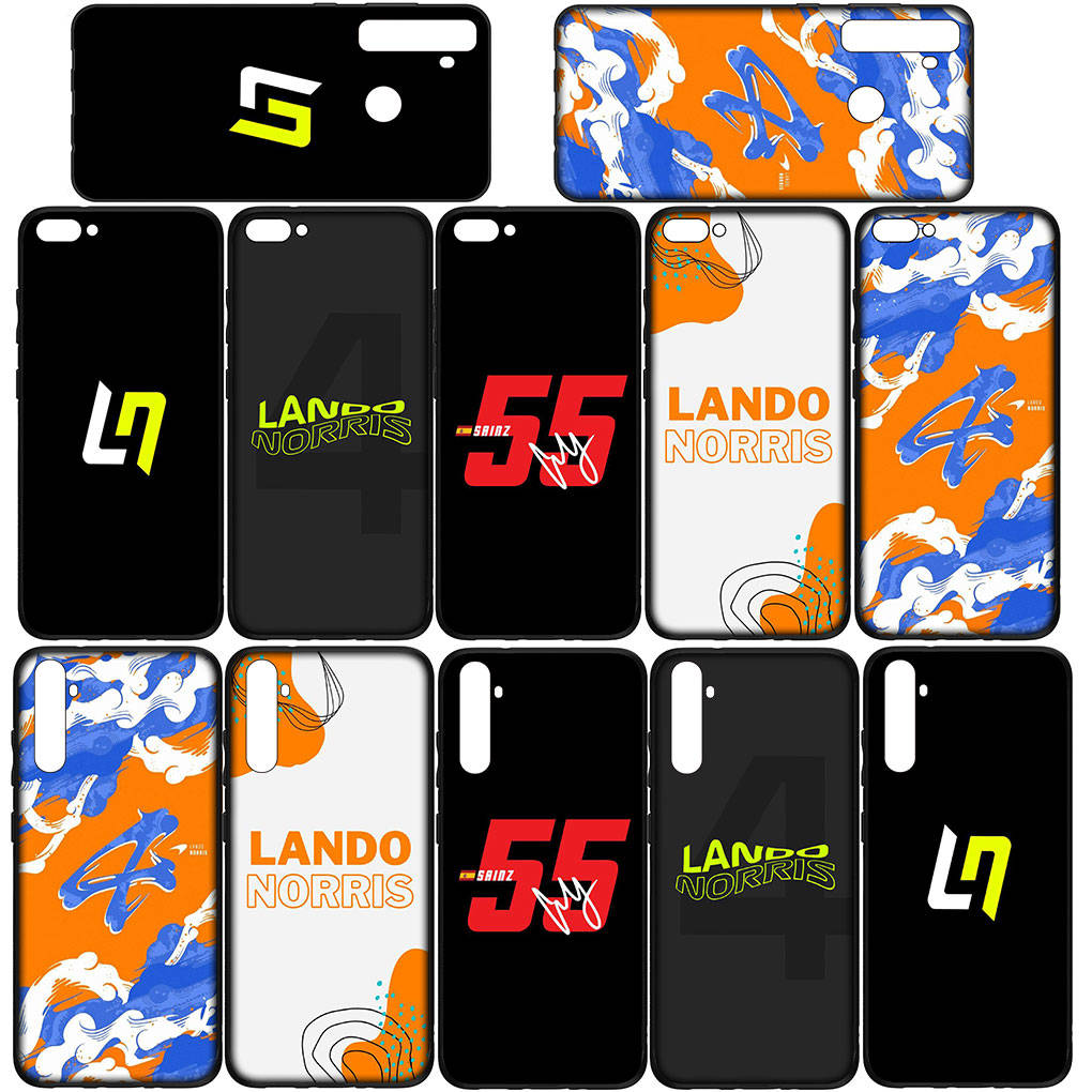 Phone Case for Samsung Galaxy S25 S24 S23 iPhone 16 15 Xiaomi Redmi Note 14 13 12 16E X 11 Pro Max Moto Huawei No4 F1 Number Funda No 4 Supercar Cover
