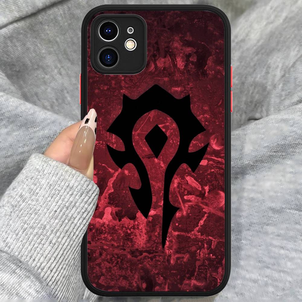 

Game World Of Warcraft Phone Case For IPhone 16 15 14 11 12 13 Pro Max Plus 12 XS Max Back Cover Matte Case iphone 13 pro