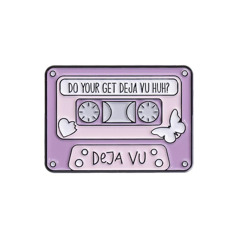 Character Charming Cartoon Alloy Brooch With Geometric Design For Personalized Fashion Accessories