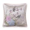 Autumn and Winter Home European Jacquard Pillow Cover with Flower Pattern Sofa Cushion Soft Package Headrest Hug Pillow Cover (No Pillow Core)
