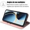 Coque de protection - BOOLING - pour Samsung Galaxy A36/A56 5G - Antichoc - Cuir Synthétique - Rose