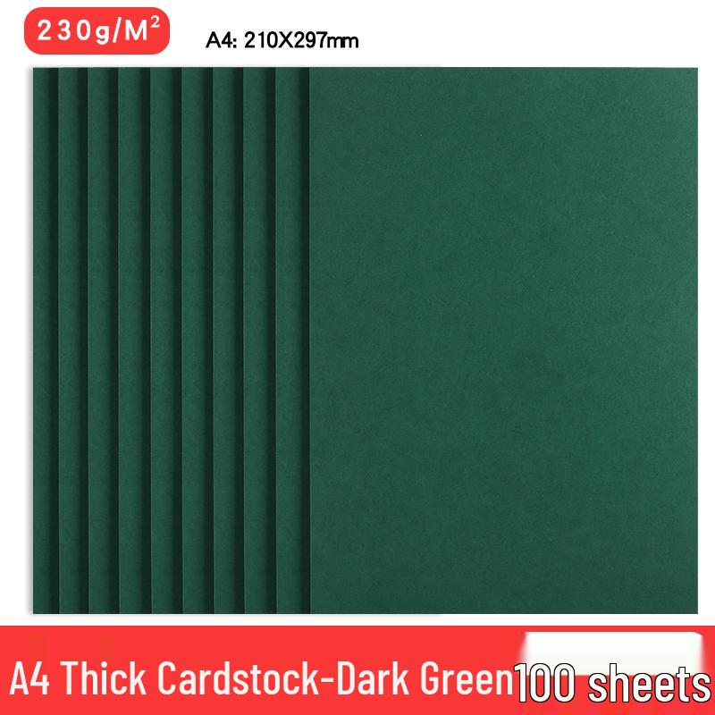 A4 Black & White Thickened Cardstock for Student & Kinder Crafts, 8K/4K/A3 Drawing Paper
