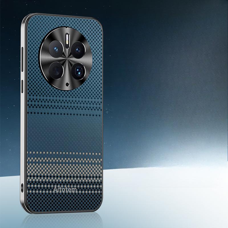 

Подходит для чехла для мобильного телефона Huawei Mate50pro Тканое углеволокно M60 Полное покрытие 70 Защита от падения Исцеление закатом Мужской и женский 40 HUAWEI Mate40