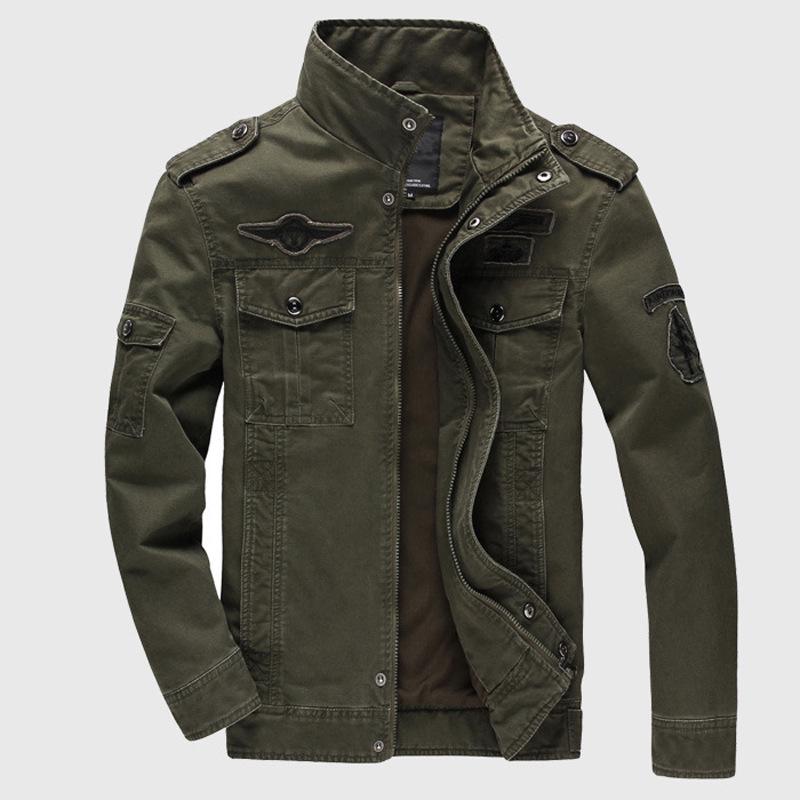 2026 Men's Plus Size Casual Military Jacket: Special Forces Flight Suit for Outdoor Sports and Workwear