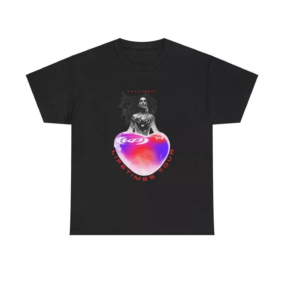 Katy Perry 143 Lifetimes Tour Shirt Size S5XL Unisex T-Shirt XL