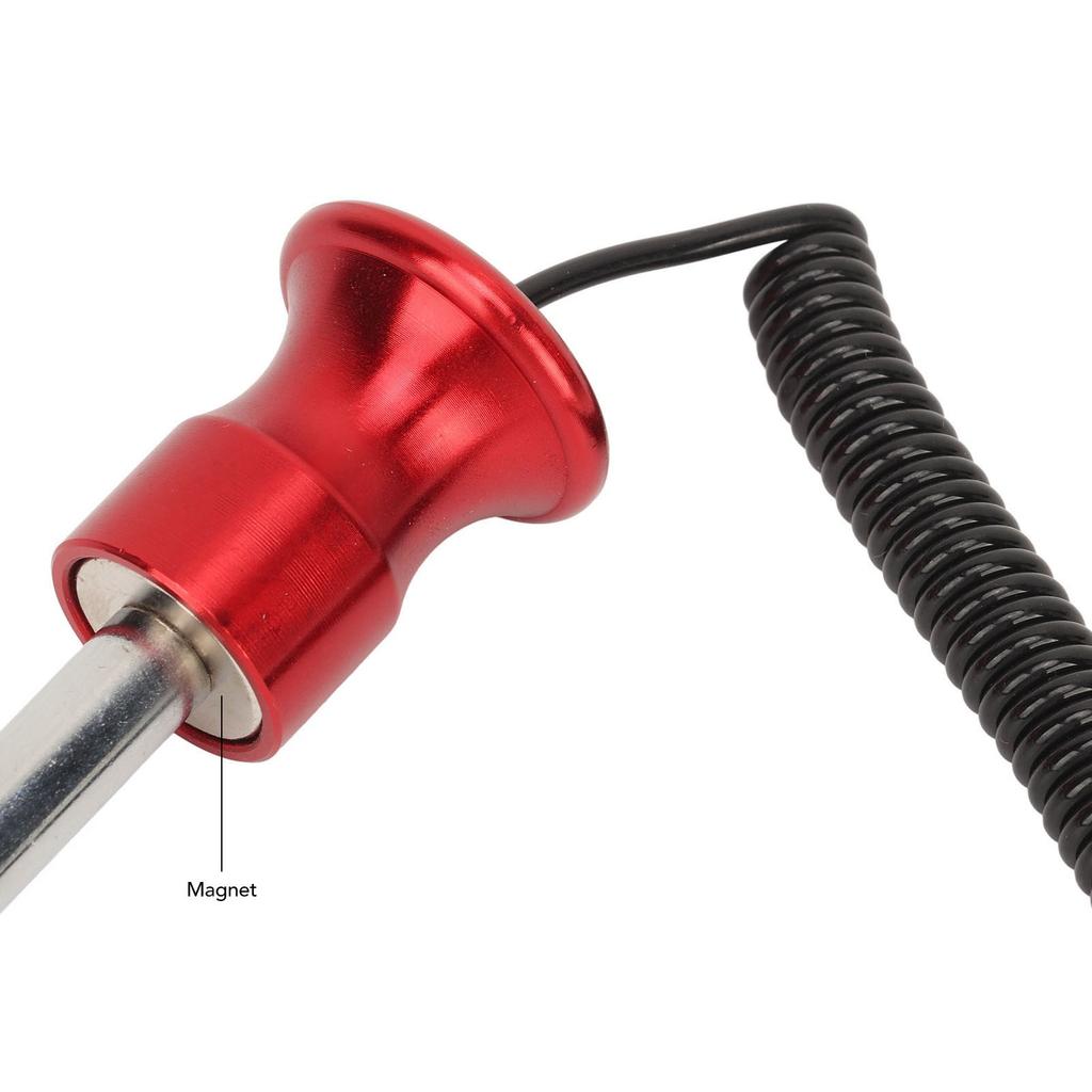 Gym Weight Stack Pin with Lanyard Enhanced Security Selector Lock Pin Gym Accessory for Workout Fitness Exercise Red 8mm 100mm