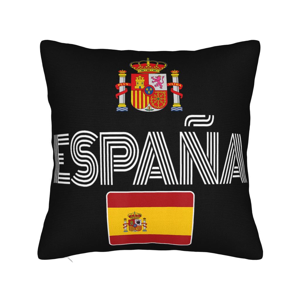 Espana Butterfly Spanish Flag Espanol Spain Spanish Roots Pillow Cover Soft Cushion Cover Pillow Case For Living Room Sofa