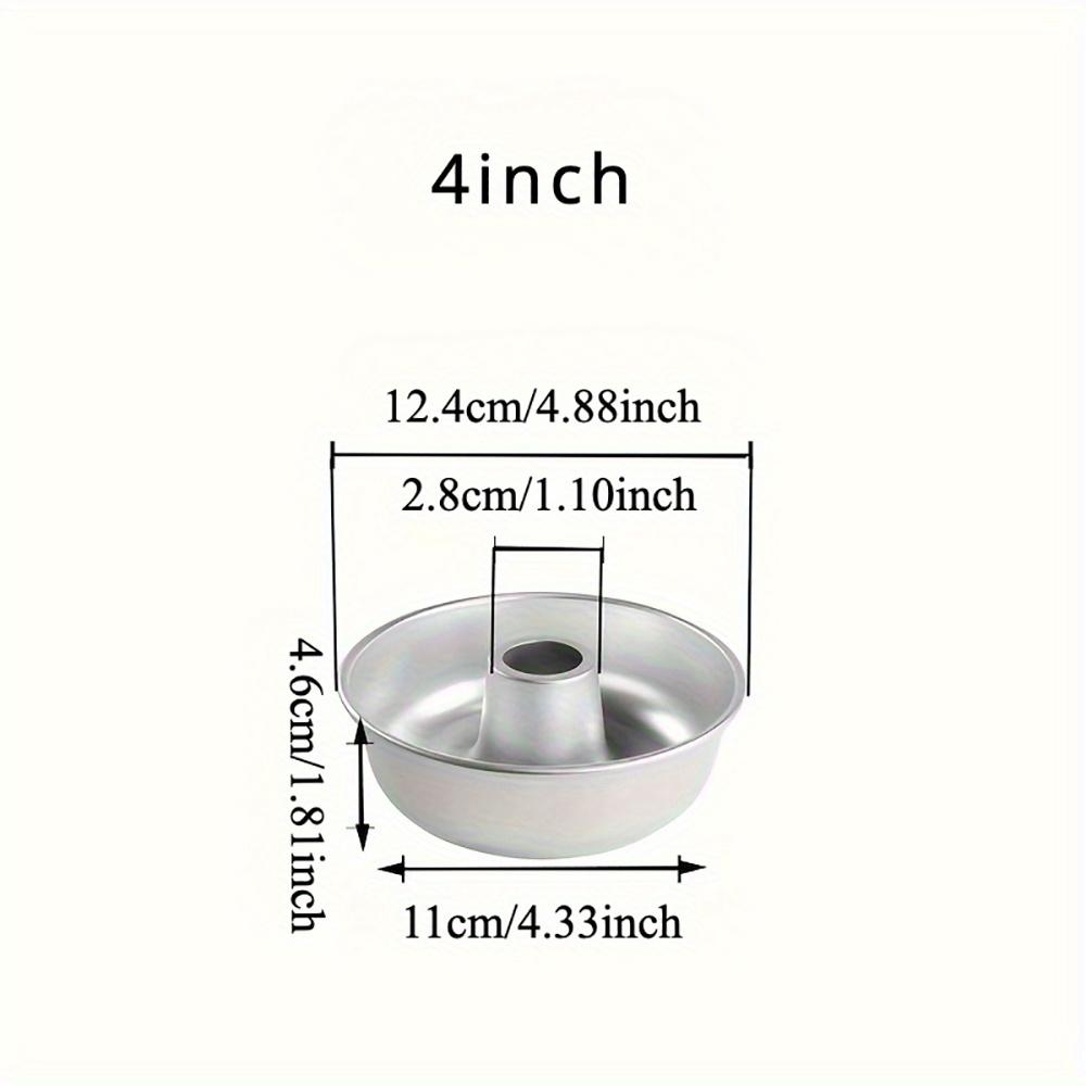 5pcs Non-Stick Fluted Cake Pan Set - Perfect for Easter, Thanksgiving and Valentine Day Baking | Oven Safe Aluminum Donut Molds for Delicate Desserts