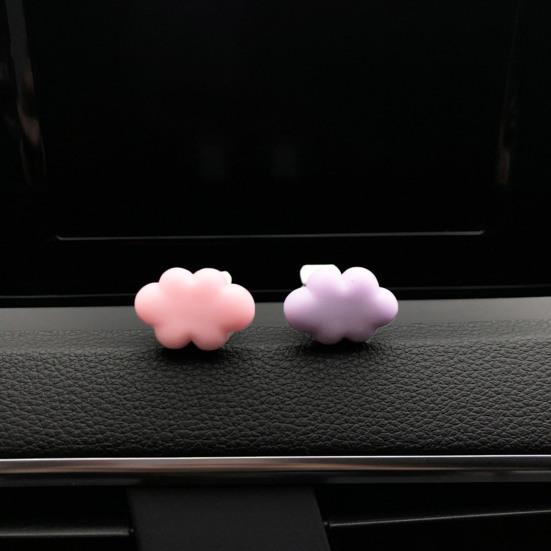 Modern Cloud Decor Clips Small Resin Compact