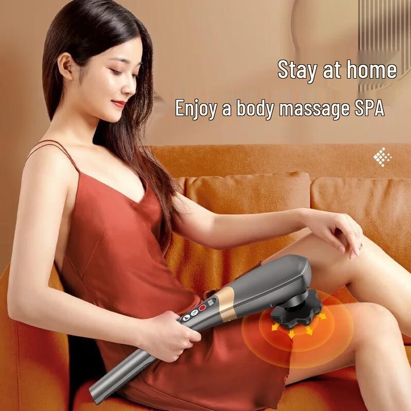 AUX Electric Handheld Dolphin Percussion Massager