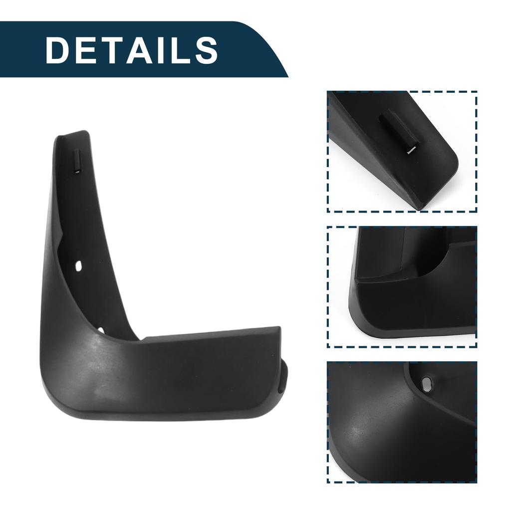 TUCKBOLD Mud Flaps Splash Guards for Toyota Previa XR50 Front Rear Mudguards with Mounting Accessories 2006-2021 &