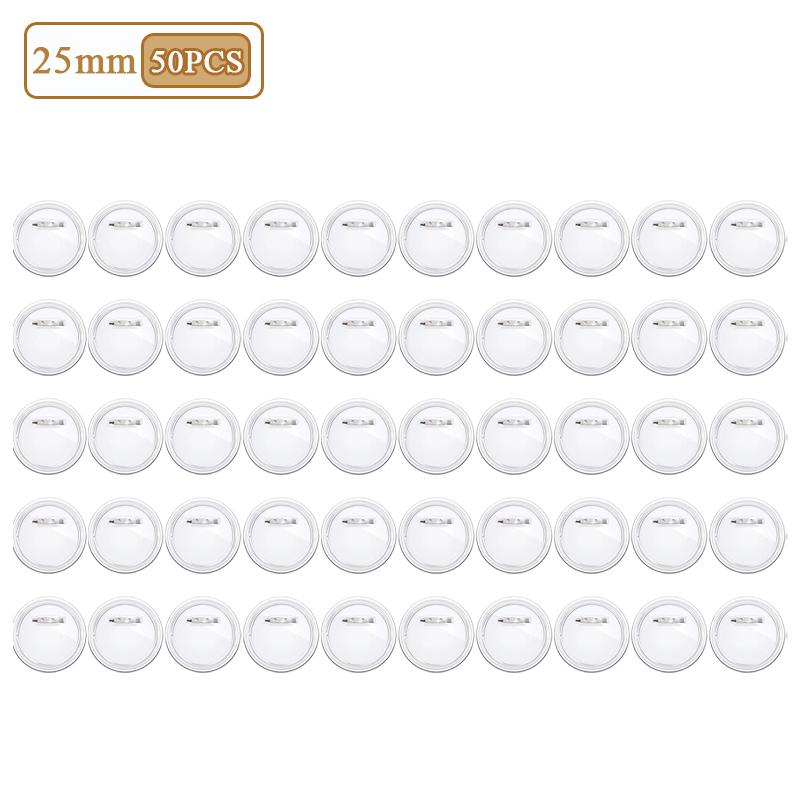 10/30/50 STUKS Ronde Badge Maakset DIY Speldknop Benodigdheden voor Aangepaste Broches Naamplaatjes Cosplay Evenement Feest Knutselmaterialen