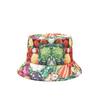 Printed Mushroom Vegetable Printed Bucket Hat Outdoor Sunshade Sunscreen Bucket Hat