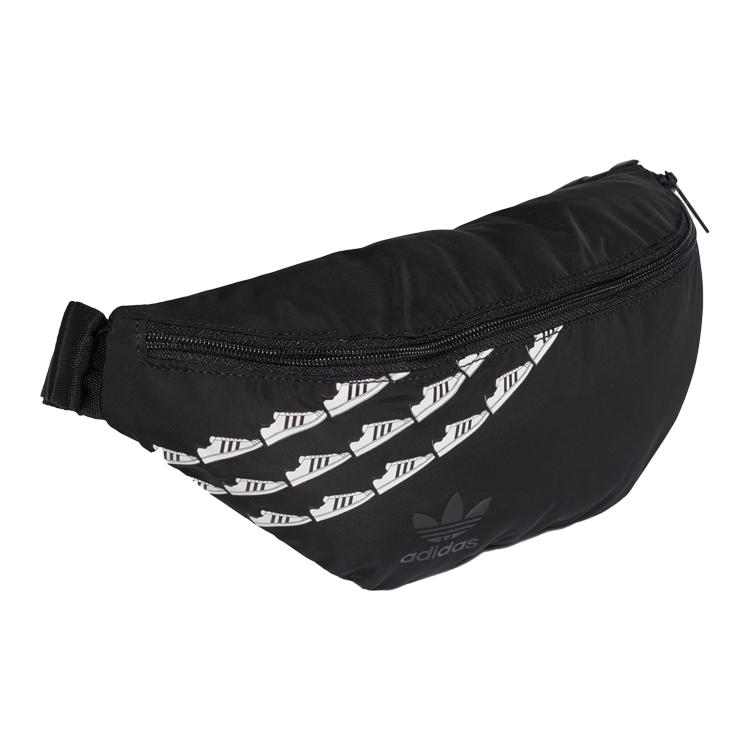 New Adidas Originals Superstar Series Polyester Sling Bag, Fanny Pack Regular Unisex Pure Black FT9314
