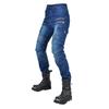 Motorcycle jeans, female rider elastic motorcycle riding pants, retro personalized casual anti-drop pants
