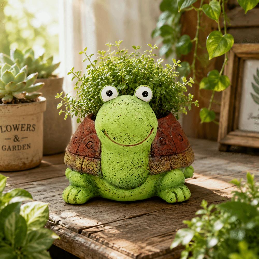 Desktop Ornaments Succulent Planter Dog Plant Holder Animal-Shaped Plant Pot Tabletop Decor
