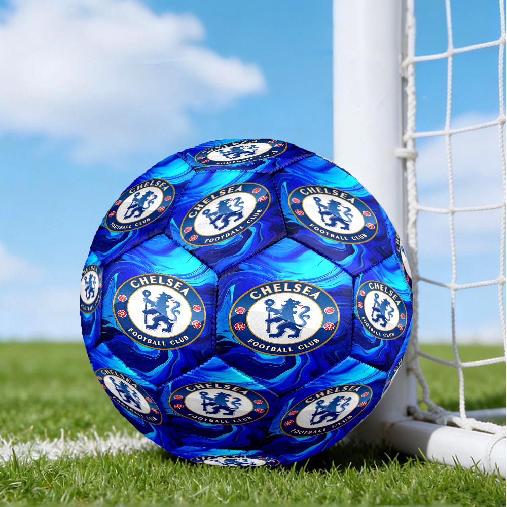 Chel-sea Fc Printed Size 5 Soccer Balls, High-Quality, Anti-Slip, Protective Football, A Unique Gift , Birthdays, Christmas Gifts