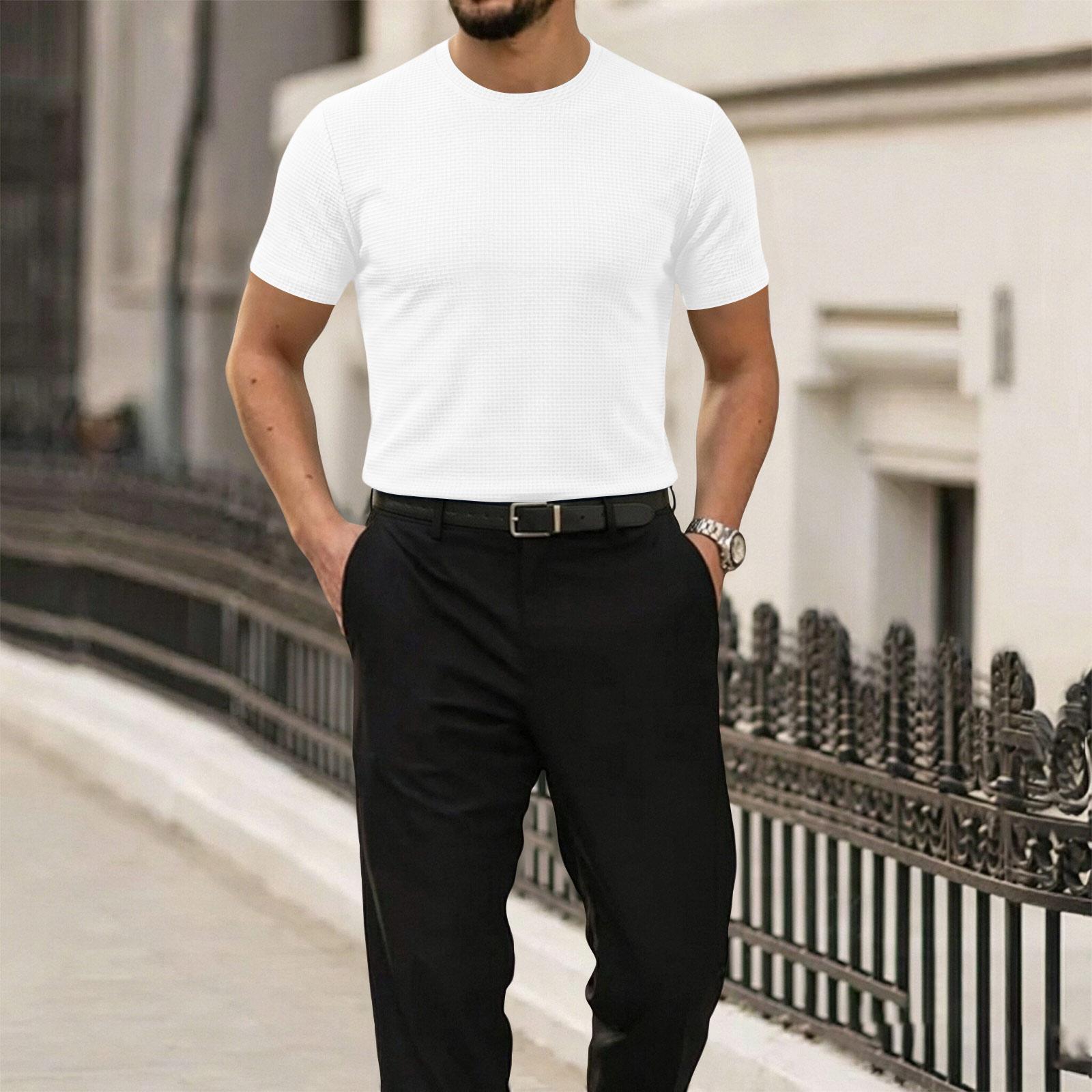 

Men s Summer Ice Silk Mesh Short Sleeve T-Shirt Breathable Lightweight Quick Dry Casual Tee for Outdoor Activities and Daily Wear XL білий