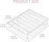 7 Grids Makeup Organizer Tray Storage for Eyeshadow Palette Lipstick Makeup Organizer for Drawer Countertop Cosmetics Storage