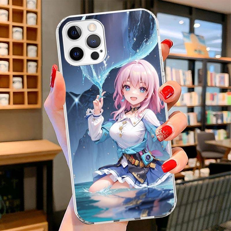 Honkai Star Rail March 7TH Cover Phone Case For iPhone 16 17 Air 15 14 Pro Max 16E Phone Case 13 Mini 12 11 7 SE 8 Print Pattern