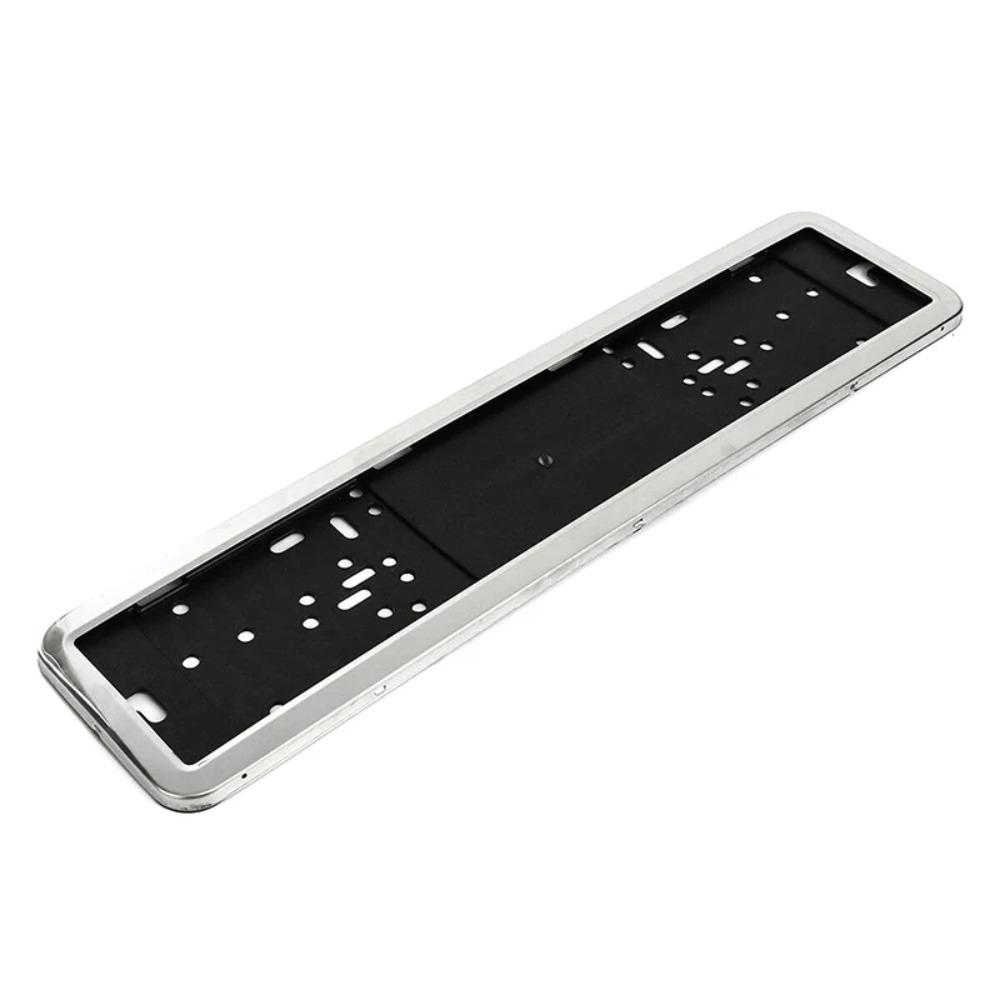 Stainless Steel Car License Number Plate Holder License Plate Frame  Vehicles Exterior Decoration