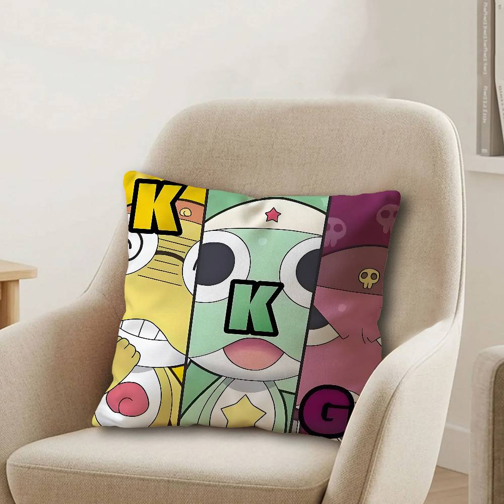 KKeroro Gunsou Frog Cushion Cover Decorative Pillow Sofa Home Decor case pillow cases