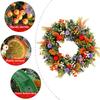 Artificial Summer Wreath Spring Wreath for Front Door Farmhouse Garden Wedding Party Indoor and Outdoor Decorations