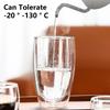 250-450ml Doppelwandiges Glas Tasse Runde Form Einfarbig Bier Milch Kaffee Hitzebeständig Wasserbecher Transparente Tasse Glasbecher