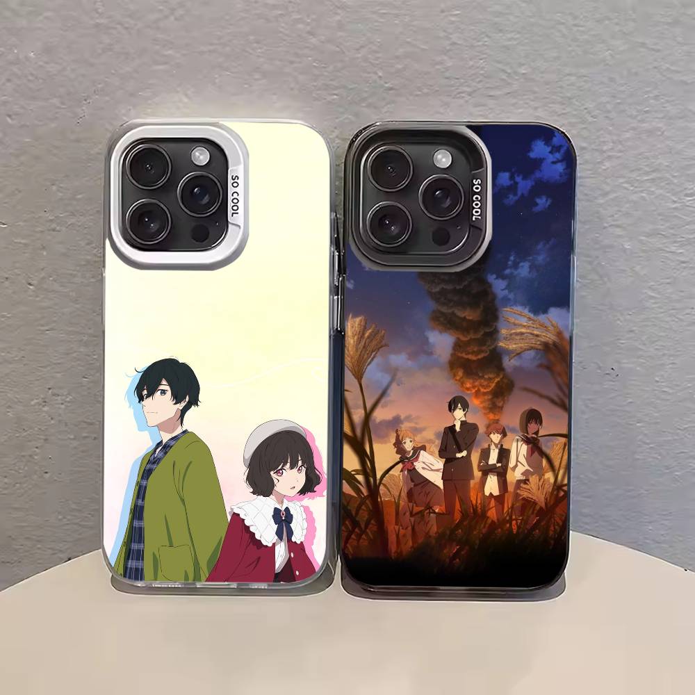 Anime Shoushimin Phone Case Color Silver Shell For IPhone 17 16 15 14 13 12 11 Pro Max Plus