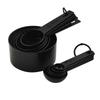 10-Piece Plastic Baking Tools: DIY Cake Measuring Spoon Set with Scale for Milk Powder
