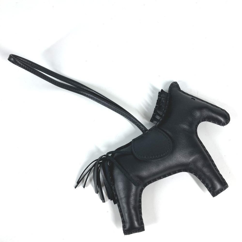 HERMES So Black All Black Rodeo GM Rodeo GM Bag Charm charm Anyo Miro Black