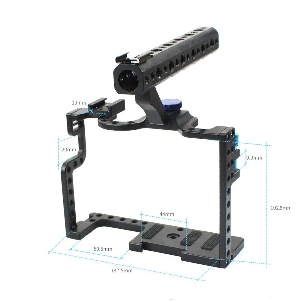 Buy Aluminum Camera DSLR Rig Cage for Panasonic Lumix GH5 / GH5s ...